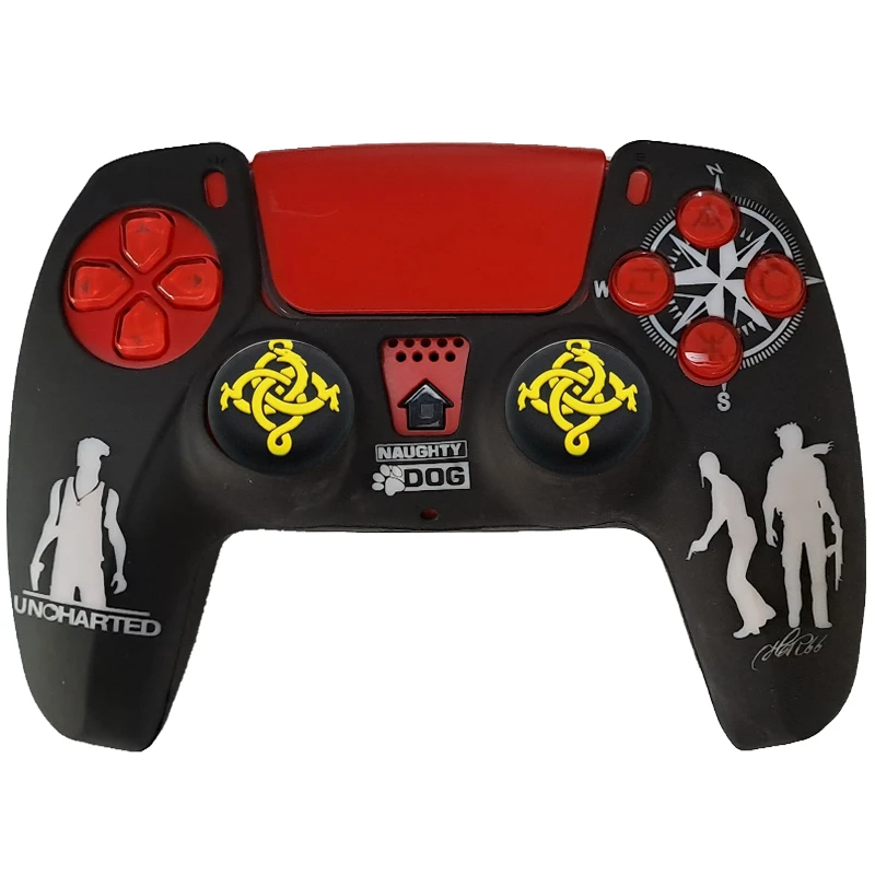 محافظ دسته بازی پلی استیشن 5 مدل Uncharted PS5557 به همراه روکش آنالوگ