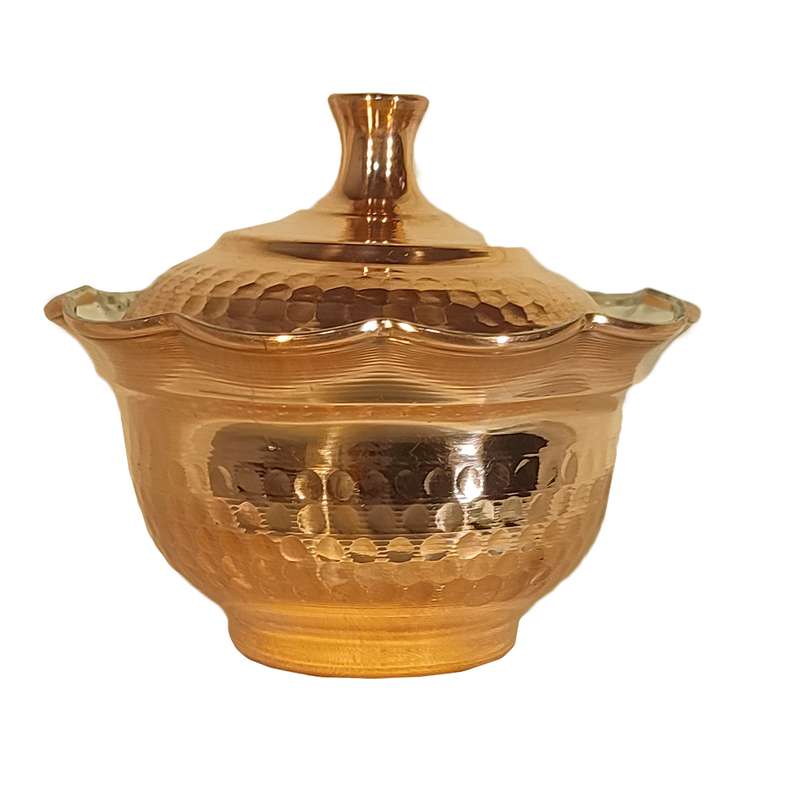 قندان مسی طرح لاله