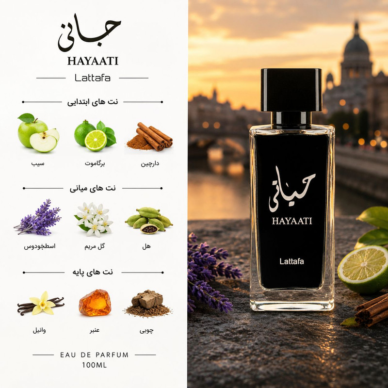 ادو پرفیوم مردانه کلپک مدل حیاتی با رایحه خنک حجم 100 میلی لیتر