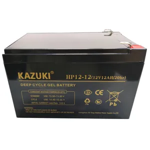 باتری UPS با ولتاژ 12 ولت و شدت جریان 12 آمپرساعت کازوکی مدل HP12-12GEL