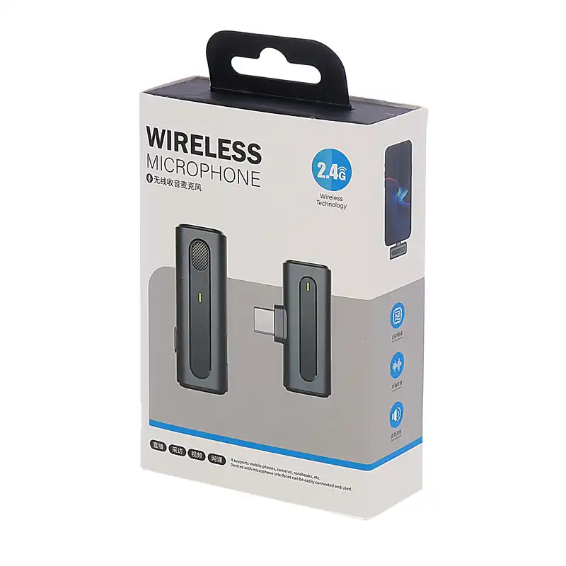 میکروفن یقه ای مدل K93 Dual mic Type-c