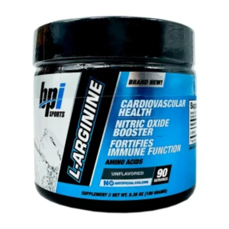 پودر ال آرژنین بدون طعم بی پی ای اسپورت - 180 گرمی