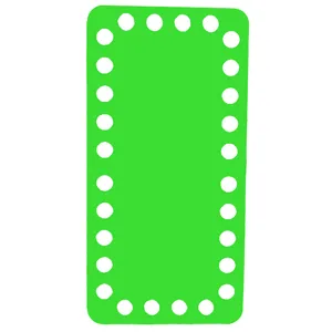 کفی تریکو بافی مدل مستطیل کد 715