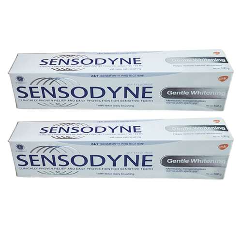 خمیر دندان سنسوداین مدل Gentle Whitening وزن 100 گرم بسته 2 عددی