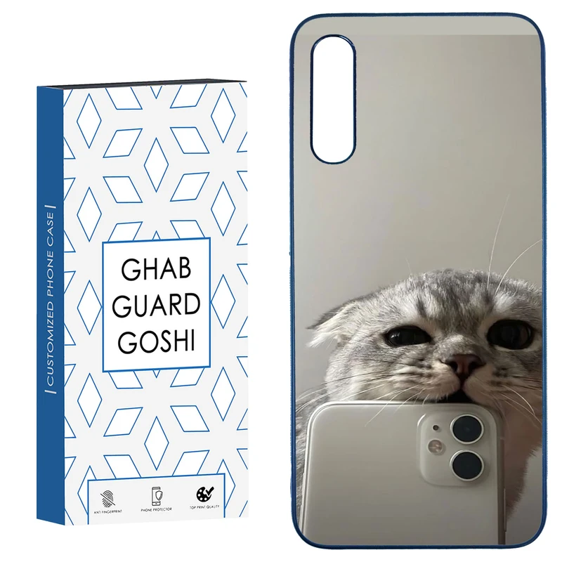 کاور قاب گارد گوشی طرح گربه سلفی کد TPU-206 مناسب برای گوشی موبایل سامسونگ  Galaxy A50 / A50s / A30s