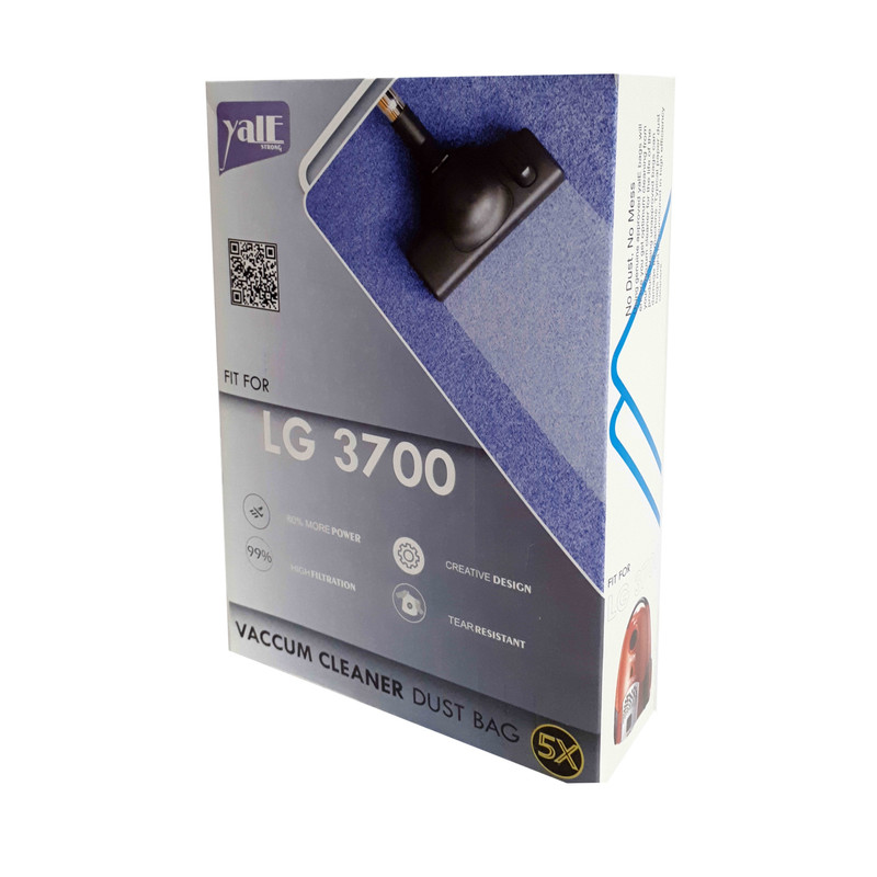 پاکت جارو برقی ال جی 3700 مدل micro filter بسته ۵ عددی مناسب برای جاروبرقی ال جی 3700