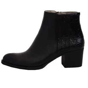 نیم بوت زنانه  چرم مغان مدل 633