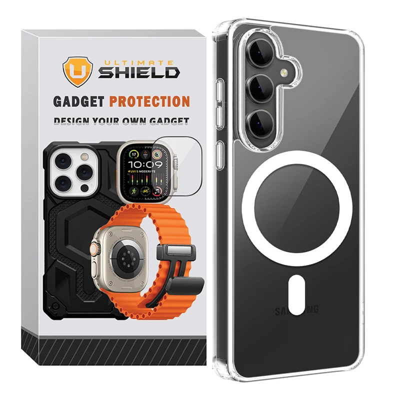 کاور آلتیمیت شیلد مدل Transparent Magsafe مناسب برای گوشی موبایل سامسونگ Galaxy S25 FE