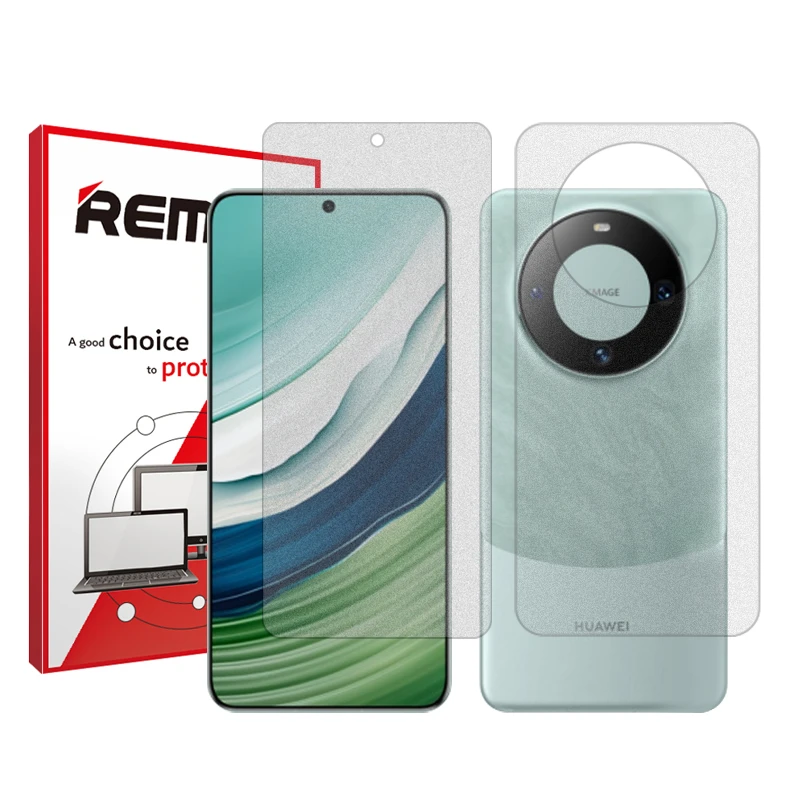 محافظ صفحه نمایش مات ریمکس مدل HyMTT مناسب برای گوشی موبایل هوآوی Mate 60 به همراه محافظ پشت گوشی
