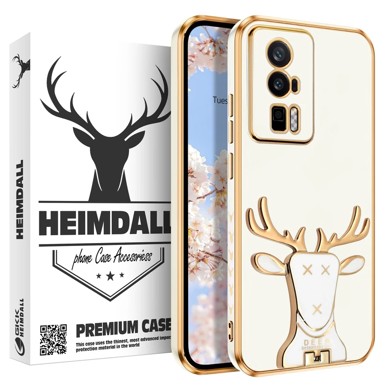 کاور جی کی کی مدل Deer Stand مناسب برای گوشی موبایل شیائومی Poco F5 Pro