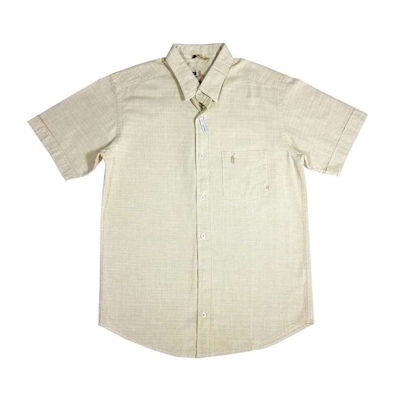 پیراهن آستین کوتاه مردانه مدل لینن کد 10165