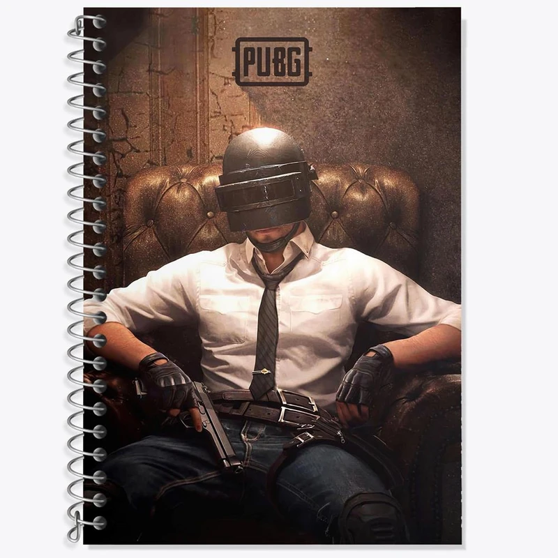 دفتر لغت 50 برگ خندالو مدل بازی پابجی PUBG کد 3783