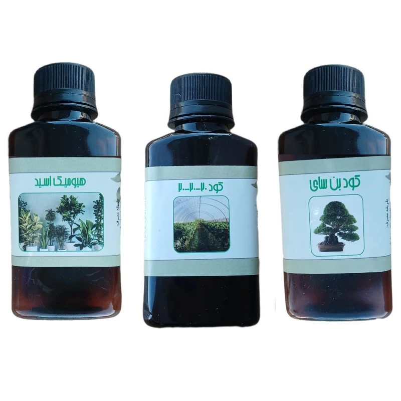 کود مایع هیومیک اسید و بن سای و کود کامل سه بیست مدل life drop حجم 110 میلی لیتر بسته 3 عددی