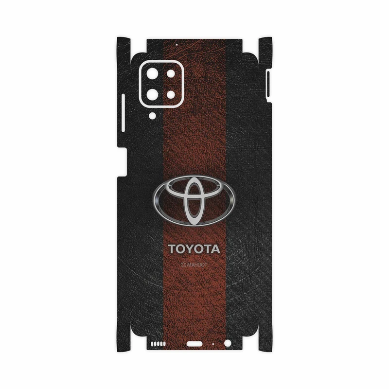 برچسب پوششی ماهوت مدل TOYOTA-Logo-FullSkin مناسب برای گوشی موبایل سامسونگ Galaxy A12 Nacho