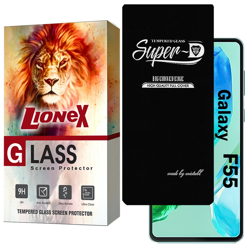 محافظ صفحه نمایش لایونکس مدل SUPERDNL مناسب برای گوشی موبایل سامسونگ Galaxy F55