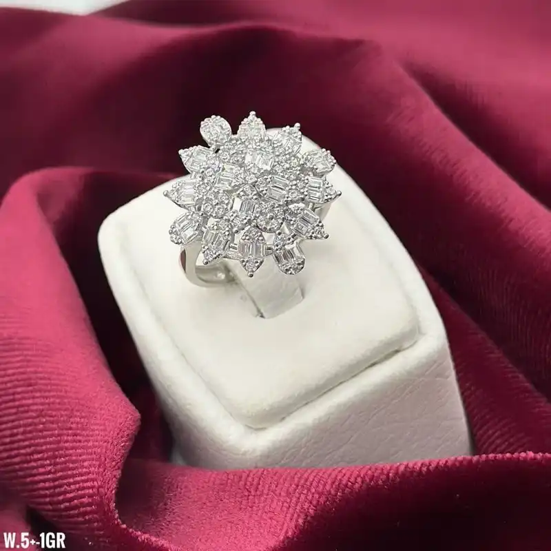 انگشتر نقره زنانه مدل MRJ6416