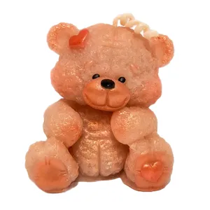 شمع مدل خرس تدی نوربرگ با رایحه شکلاتی