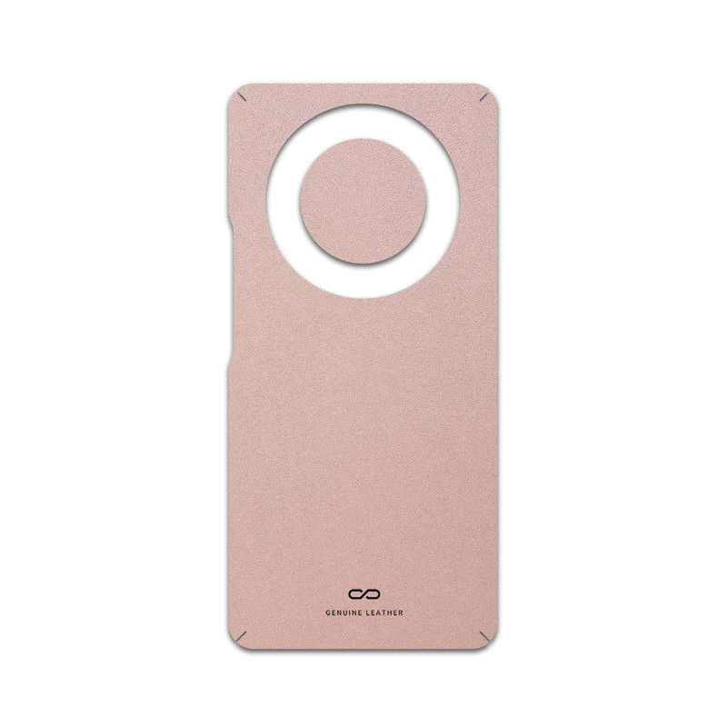 برچسب پوششی ماهوت مدل Rose-Gold-Leather مناسب برای گوشی موبایل آنر Magic 5 Lite