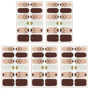 استیکر طراحی ناخن مدل H44 مجموعه 5 عددی