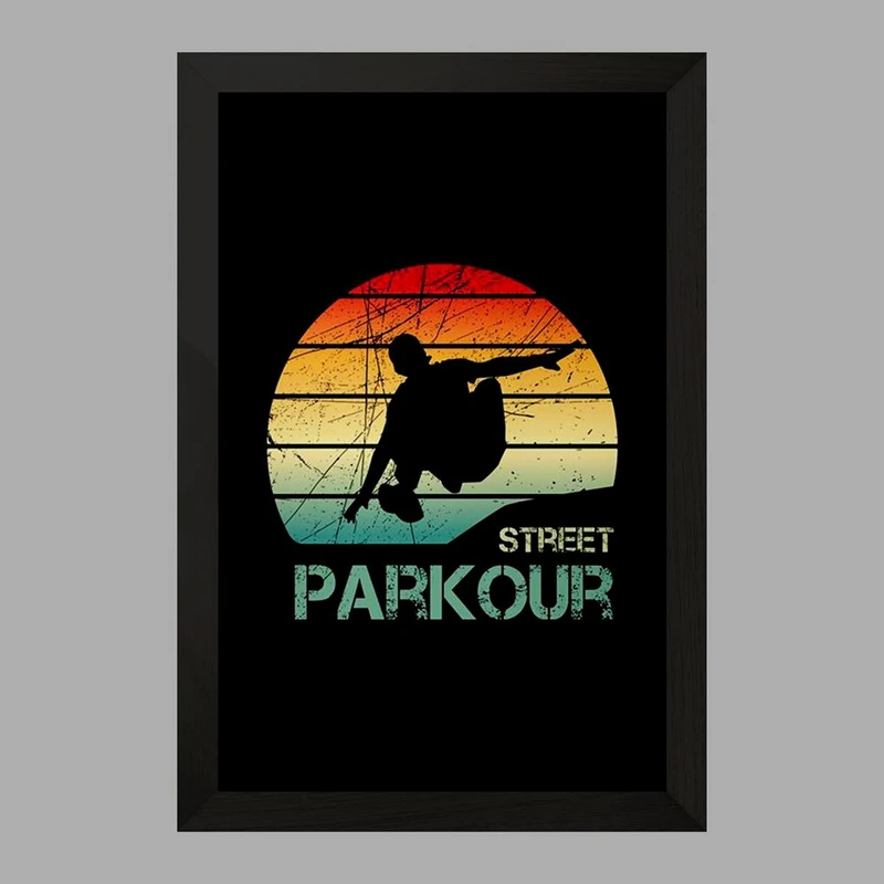 تابلو خندالو مدل پارکور کد 30396