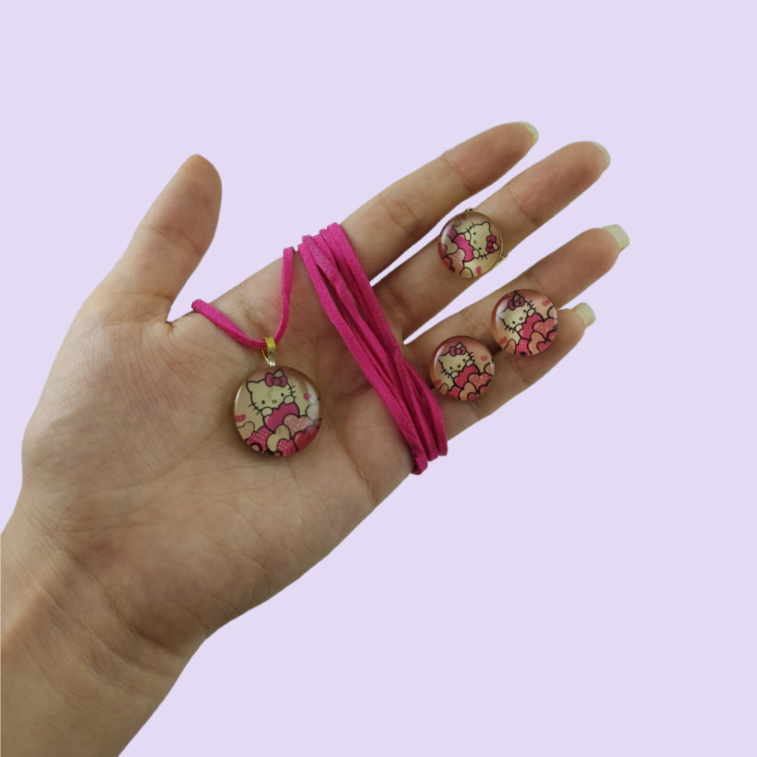 نیم ست دخترانه مدل کیتی کد G1144 نیم ست دخترانه مدل کیتی کد G1144