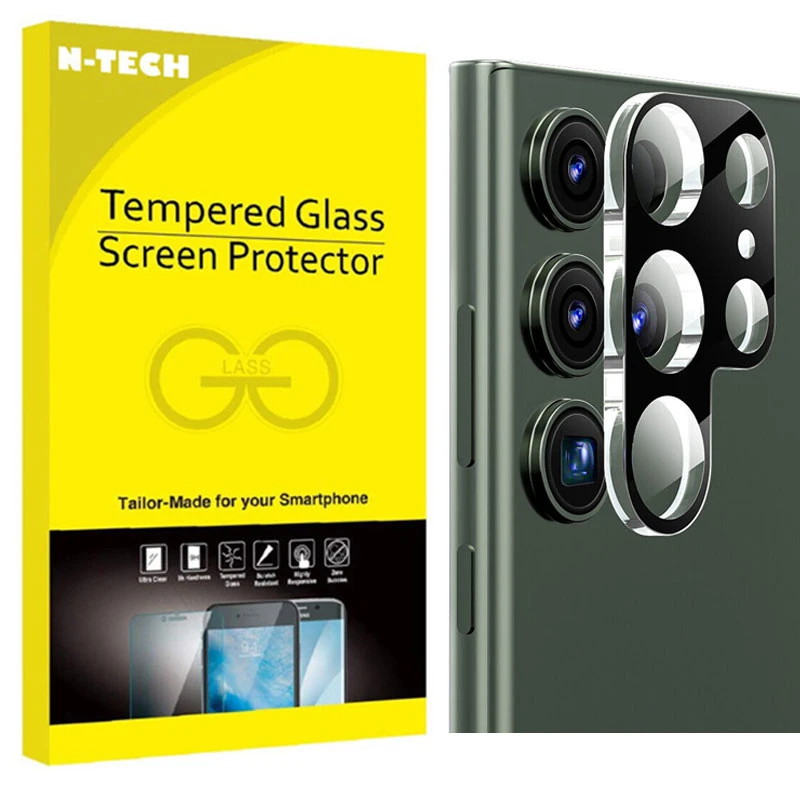 محافظ لنز دوربین انتک مدل LNZ3D-N مناسب برای گوشی موبایل سامسونگ Galaxy S22 Ultra