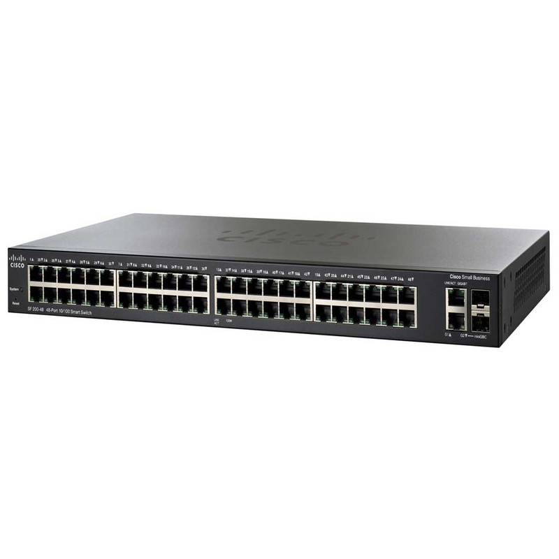 سوئیچ 48 پورت سیسکو مدل  SF200-48 RF