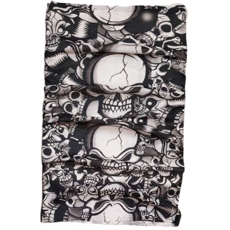 دستمال سر و گردن مدل اسکلت Rokh6