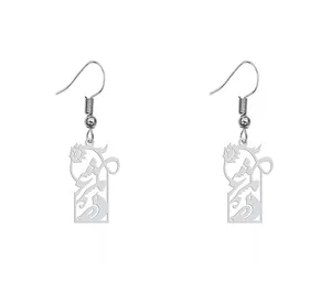 گوشواره زنانه هایکا طرح عشق و مرغ آمین مدل ha-324