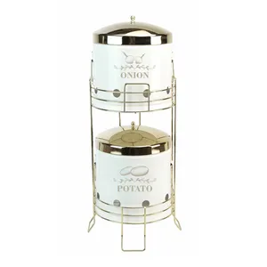 سبد سیب زمینی و پیاز سام ست مدل مفتولی