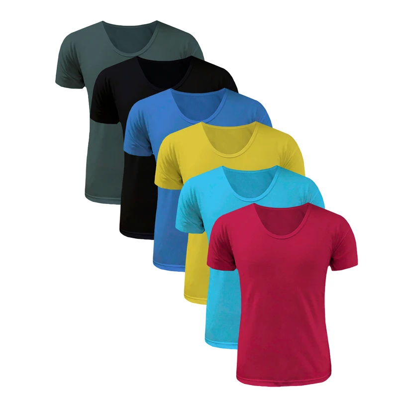 زیرپوش آستین دار مردانه مدل N3759 بسته 6 عددی