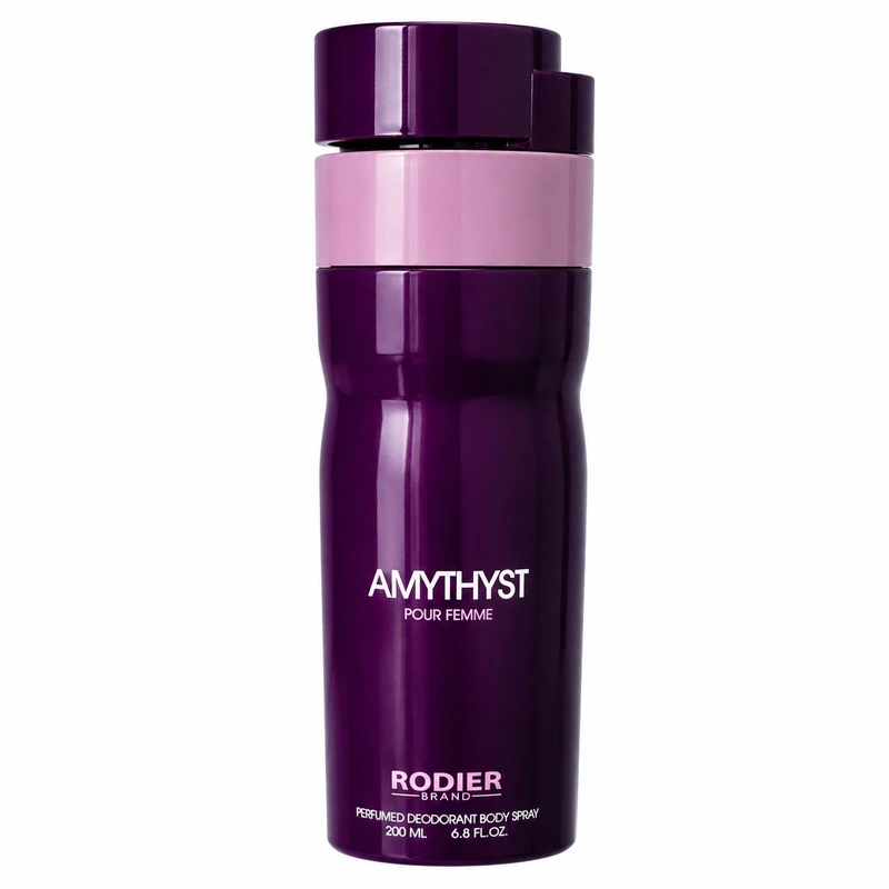 اسپری دئودورانت زنانه رودیر مدل Amythyst حجم 200 میلی‌لیتر