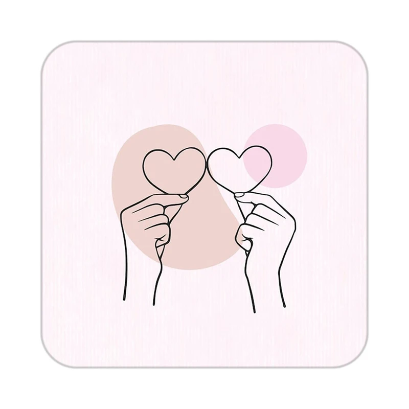 زیر لیوانی کاکتی طرح عاشقانه مدل mp37166