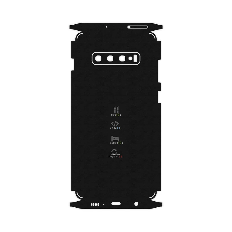 برچسب پوششی ماهوت مدل Programming 2-FullSkin مناسب برای گوشی موبایل سامسونگ Galaxy S10 Plus