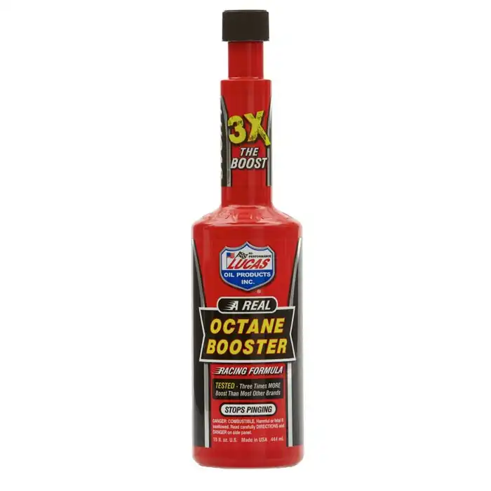 مکمل سوخت خودرو و اکتان بوستر لوکاس مدل 10026 حجم 444 میلی‌ لیتر