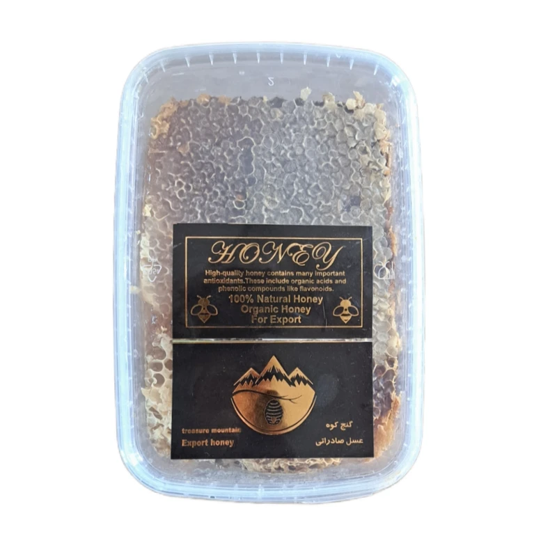 عسل طبیعی موم دار چهل گیاه گنج کوه-1 کیلوگرم
