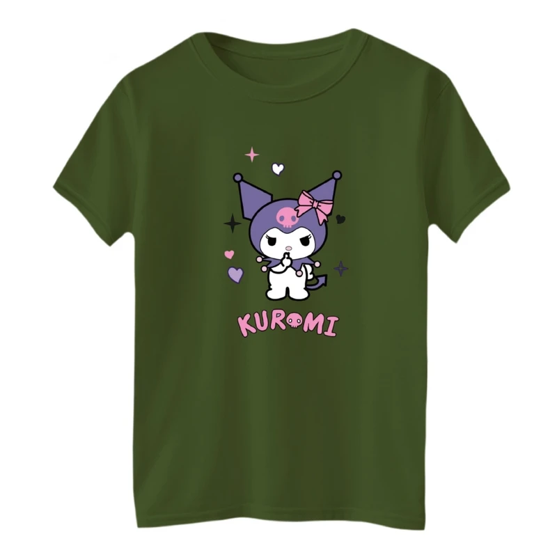 تی‌شرت لانگ  آستین کوتاه بچگانه مدل کرومی کد 5