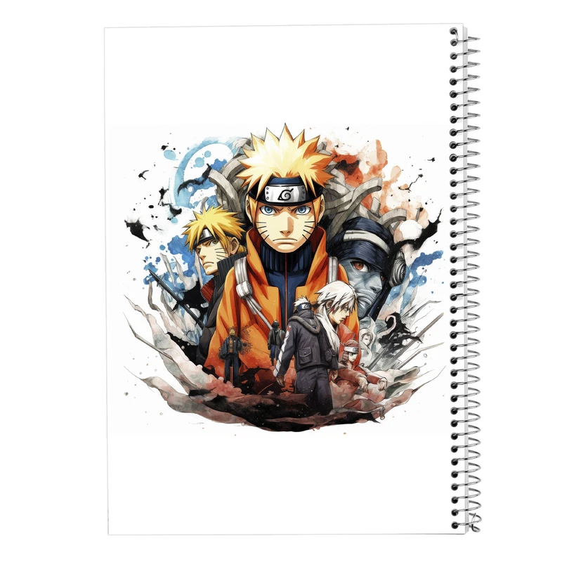 دفتر شطرنجی 50 برگ مدوپد مدل Naroto کد DF11328