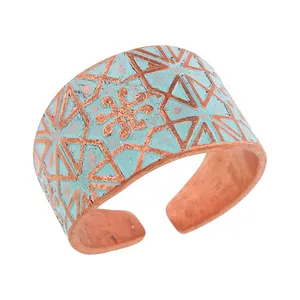 انگشتر زنانه گالری عزیزی طرح اسلیمی مدل 15300