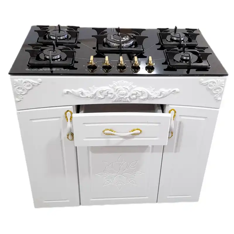 اجاق گاز 5 شعله هاکان مدل پنج شعله چهار در //CHM_GOL_M6//