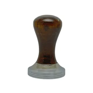 تمپر قهوه مدل دسته چوبی کد 00051