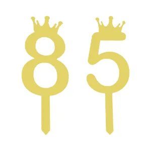 تاپر کیک هانستو مدل عدد 85 کد TPN85 مجموعه 2 عددی