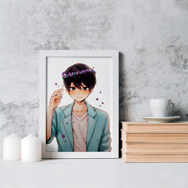 تابلو خندالو مدل هاروکا انیمه فری کد 15628