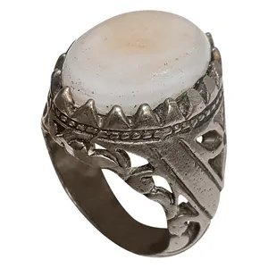 انگشتر نقره مردانه مدل عقیق سلیمانی ژئودی ASJ2016