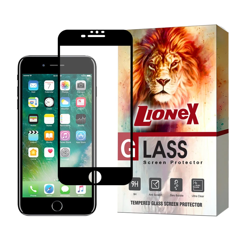   محافظ صفحه نمایش سرامیکی مات لایونکس مدل MCERAMLION مناسب برای گوشی موبایل اپل iPhone 7 / 8