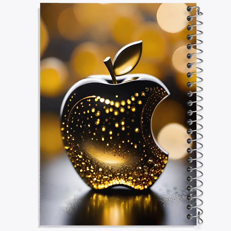 دفتر نقاشی 50 برگ خندالو طرح سیب اپل (iPhone) کد F7103