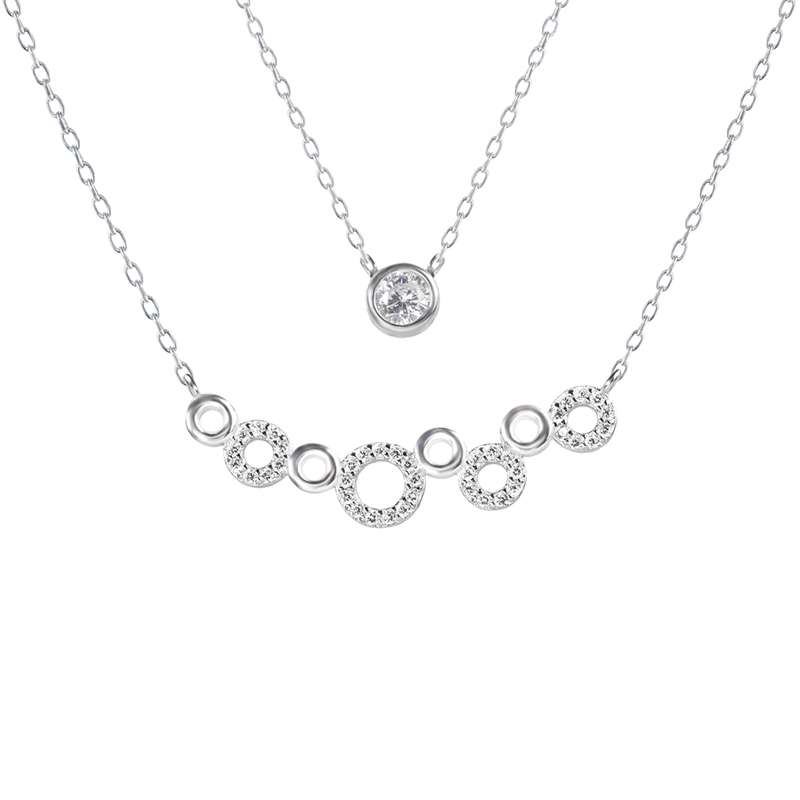 گردنبند نقره زنانه اقلیمه مدل GN339