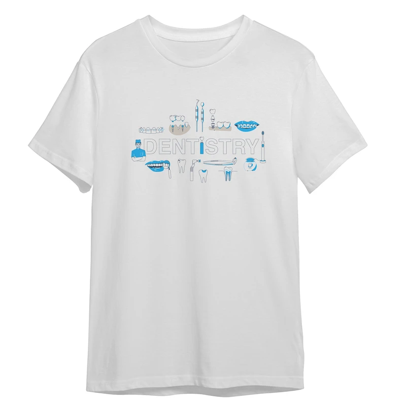 تی شرت آستین کوتاه مردانه مدل دندانپزشک روز دندانپزشک کد 0524