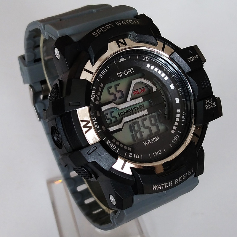 ساعت مچی دیجیتال پسرانه مدل FLY BACK SPORT کد GRY 25 ساعت مچی دیجیتال پسرانه مدل FLY BACK SPORT کد GRY 25