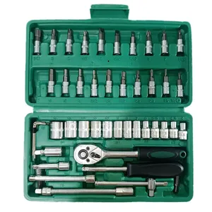 آچار بکس نیو تولز مدل 46pcs مجموعه 46 عددی